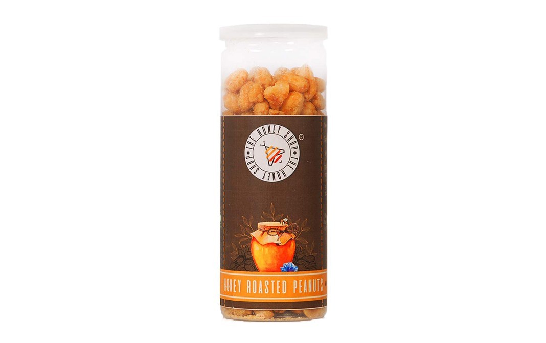 The Honey Shop Honey Roasted Peanuts    Plastic Jar  150 grams